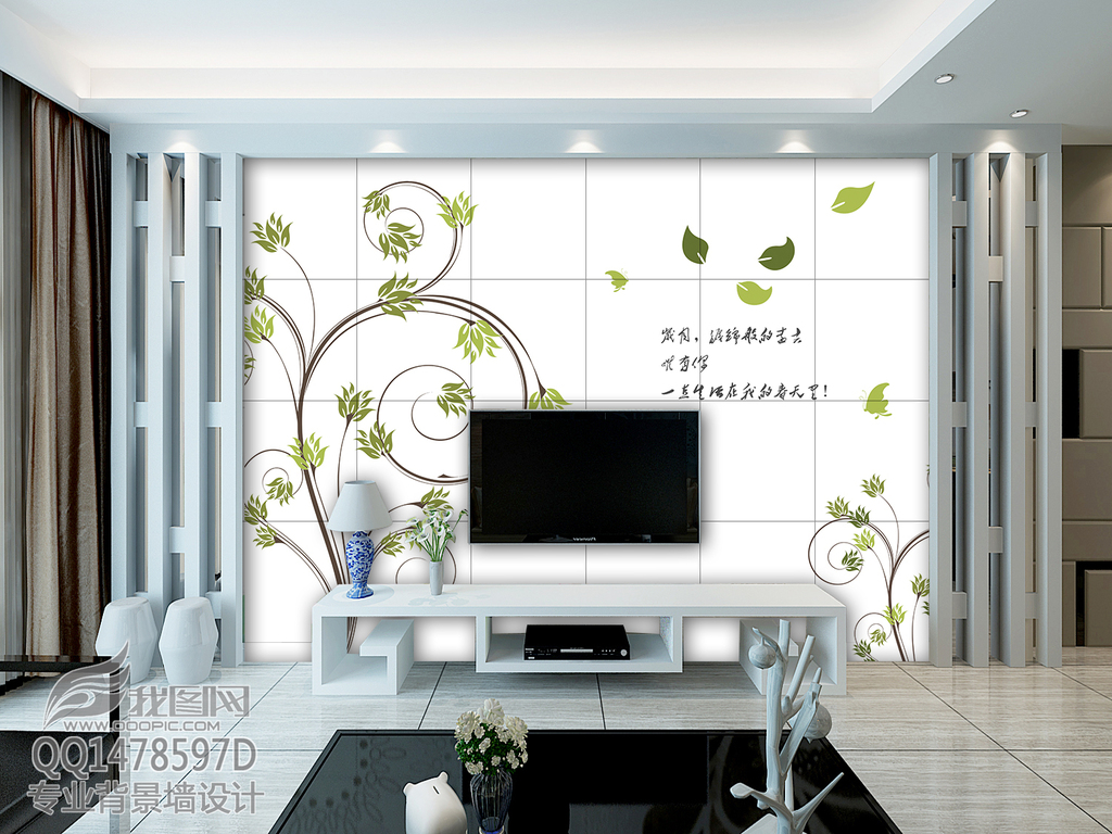 手繪電視背景,手繪電視背景，小巷深處的藝術之旅