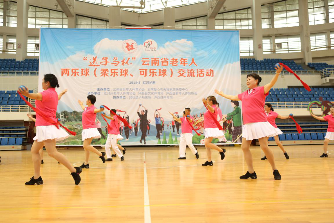 柔樂(lè)球精彩演出,柔樂(lè)球精彩演出，驚艷四座！