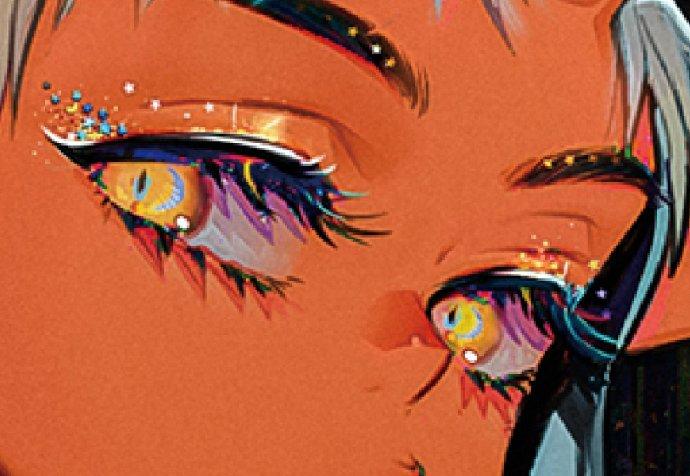 動漫眼睛圖，探尋內(nèi)心平靜的視覺之旅