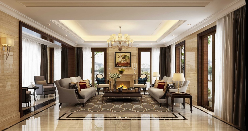 最新別墅裝修效果圖，探索自然美景，尋找內(nèi)心平和與寧?kù)o的旅程