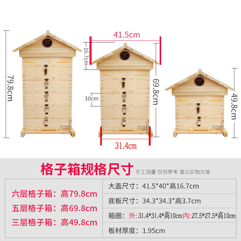 最新中蜂格子箱尺寸揭秘，探索蜜蜂的秘密，感受友情的溫暖